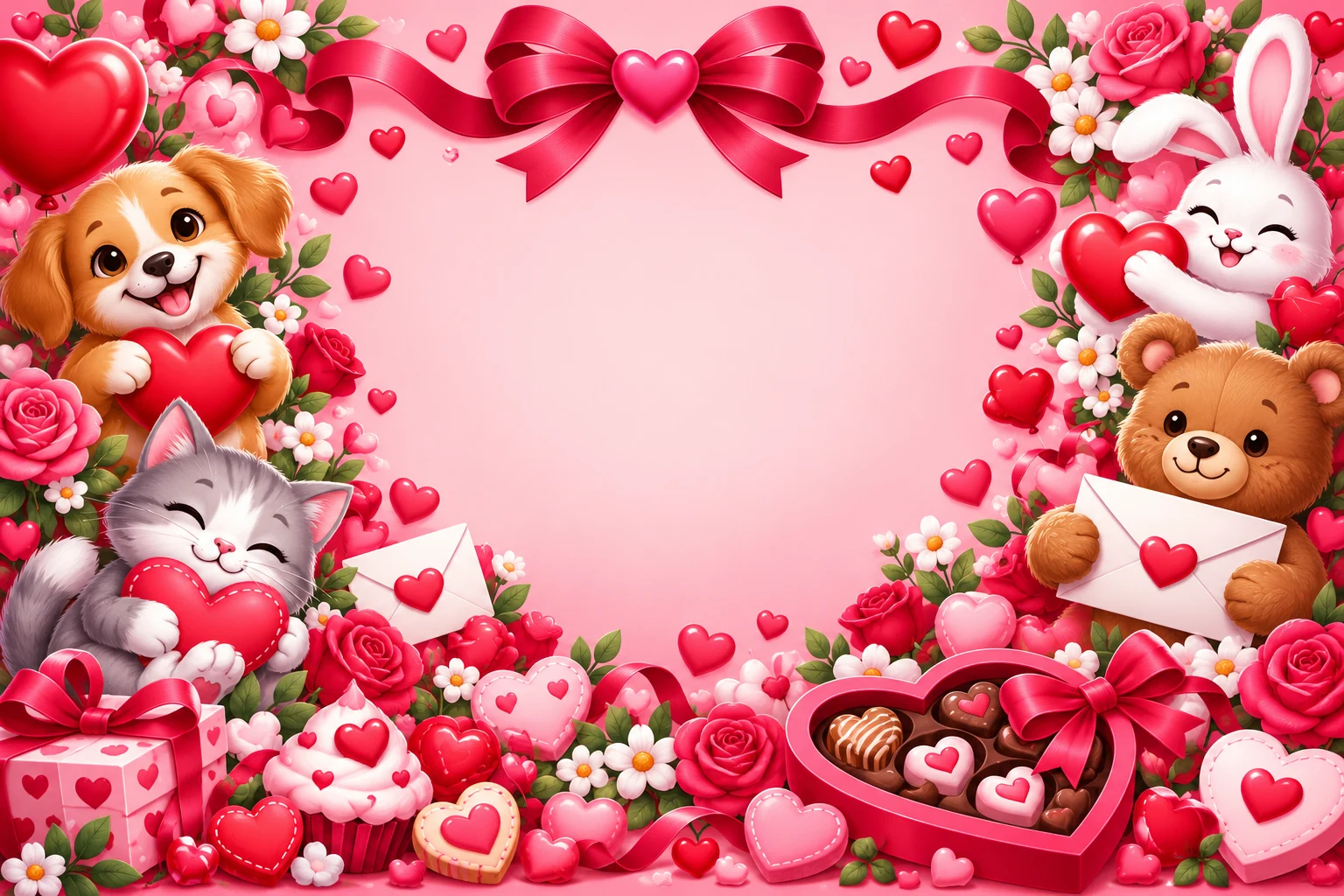 Conjunto de Colorir Celebração do Dia dos Namorados - 15 Doces Páginas de Amor