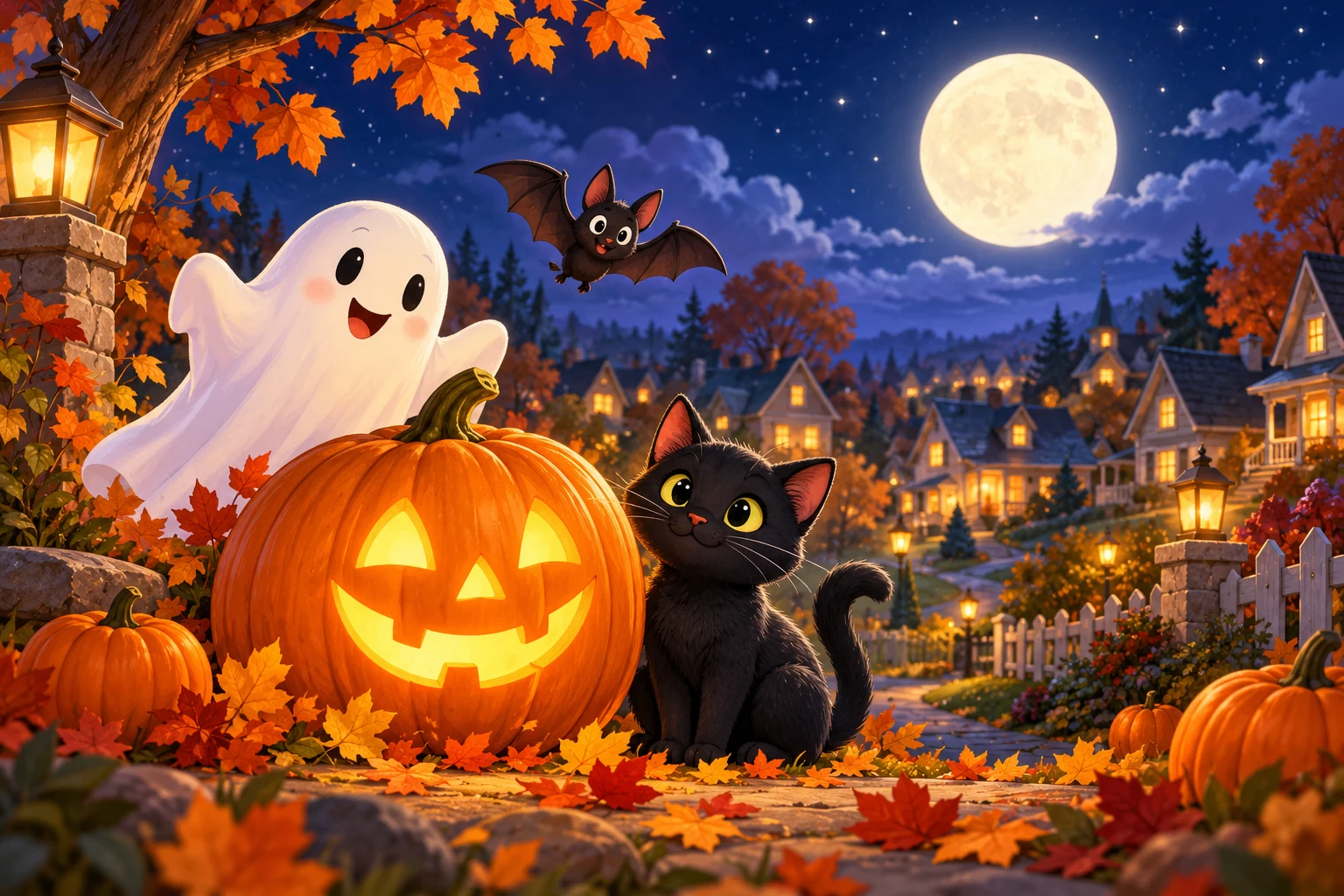 Conjunto de Halloween para colorir - 10 páginas assustadoras