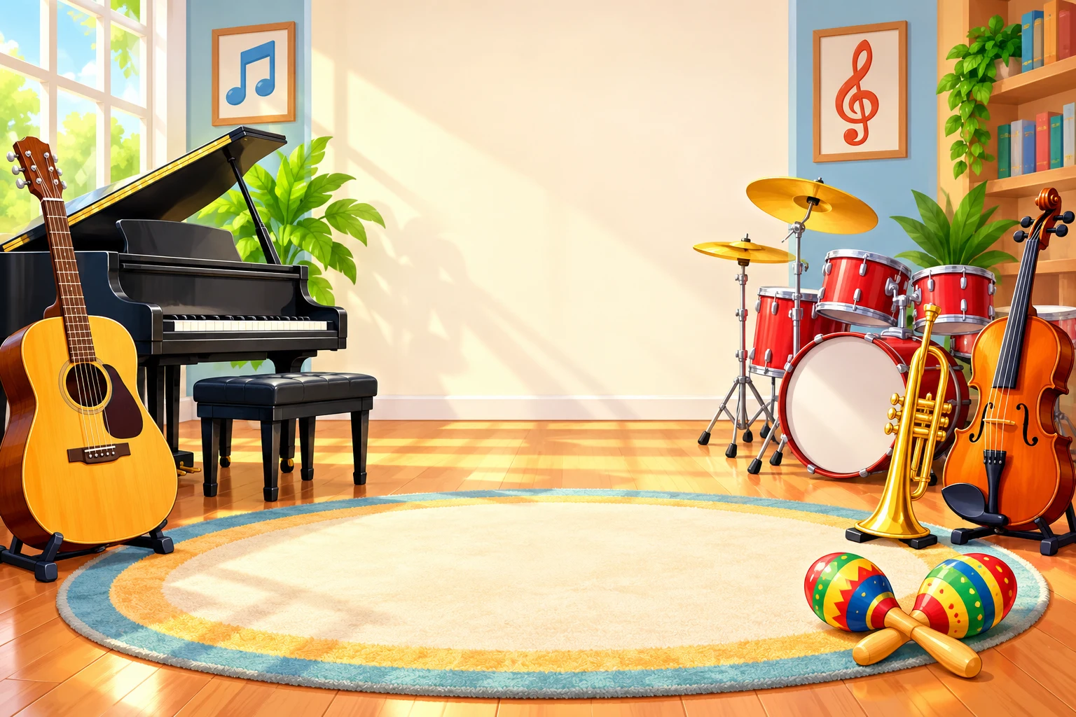 Páginas para Colorir de Instrumentos Musicais