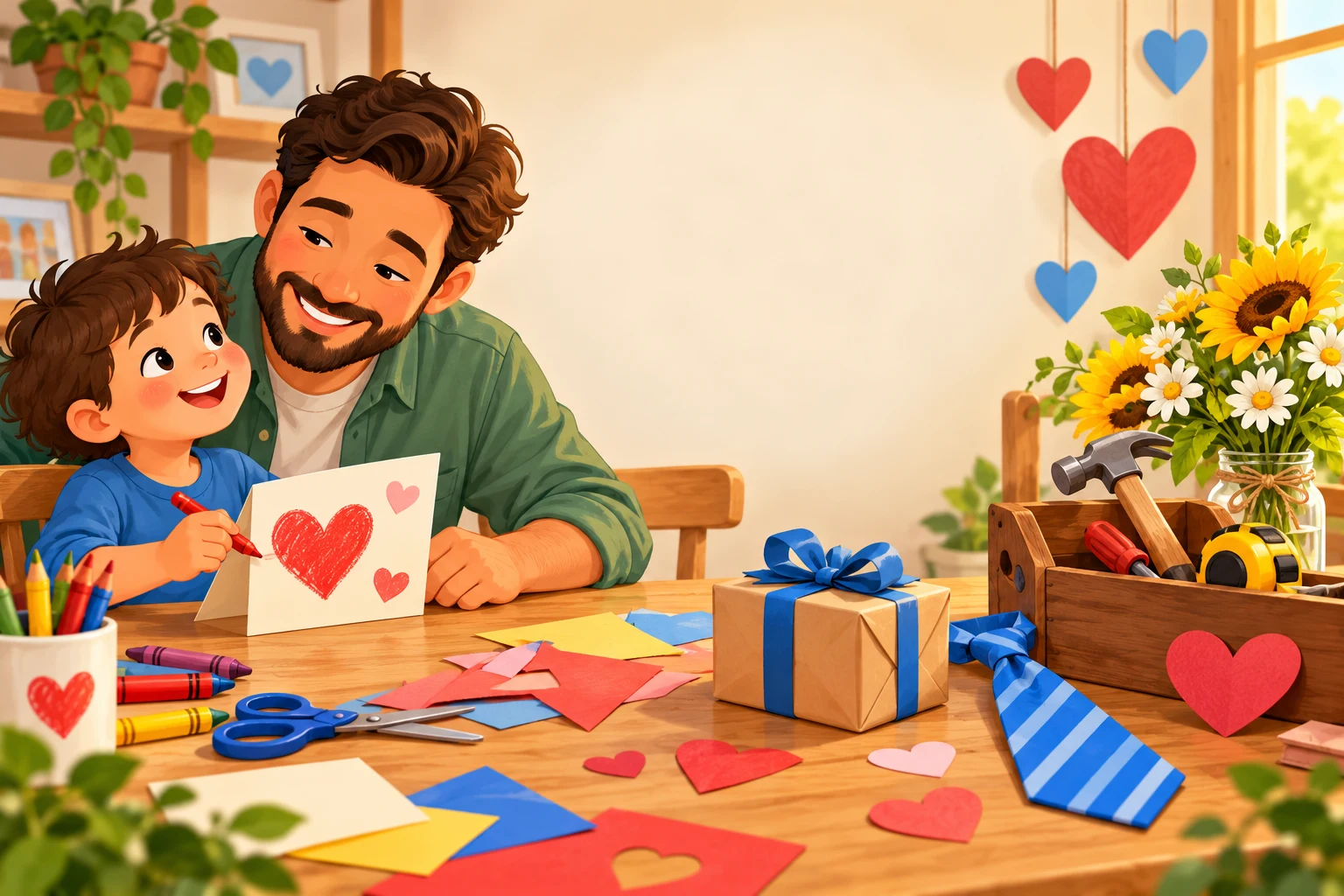 Celebração do Dia dos Pais - 12 Páginas Emocionantes para o Papai