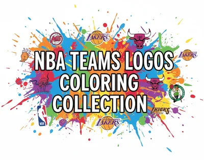 קולקציית לוגו של קבוצת NBA - כל 30 קבוצות הכדורסל
