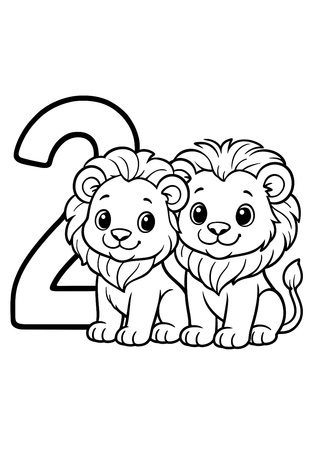 Numbers Coloring Pages for Kids