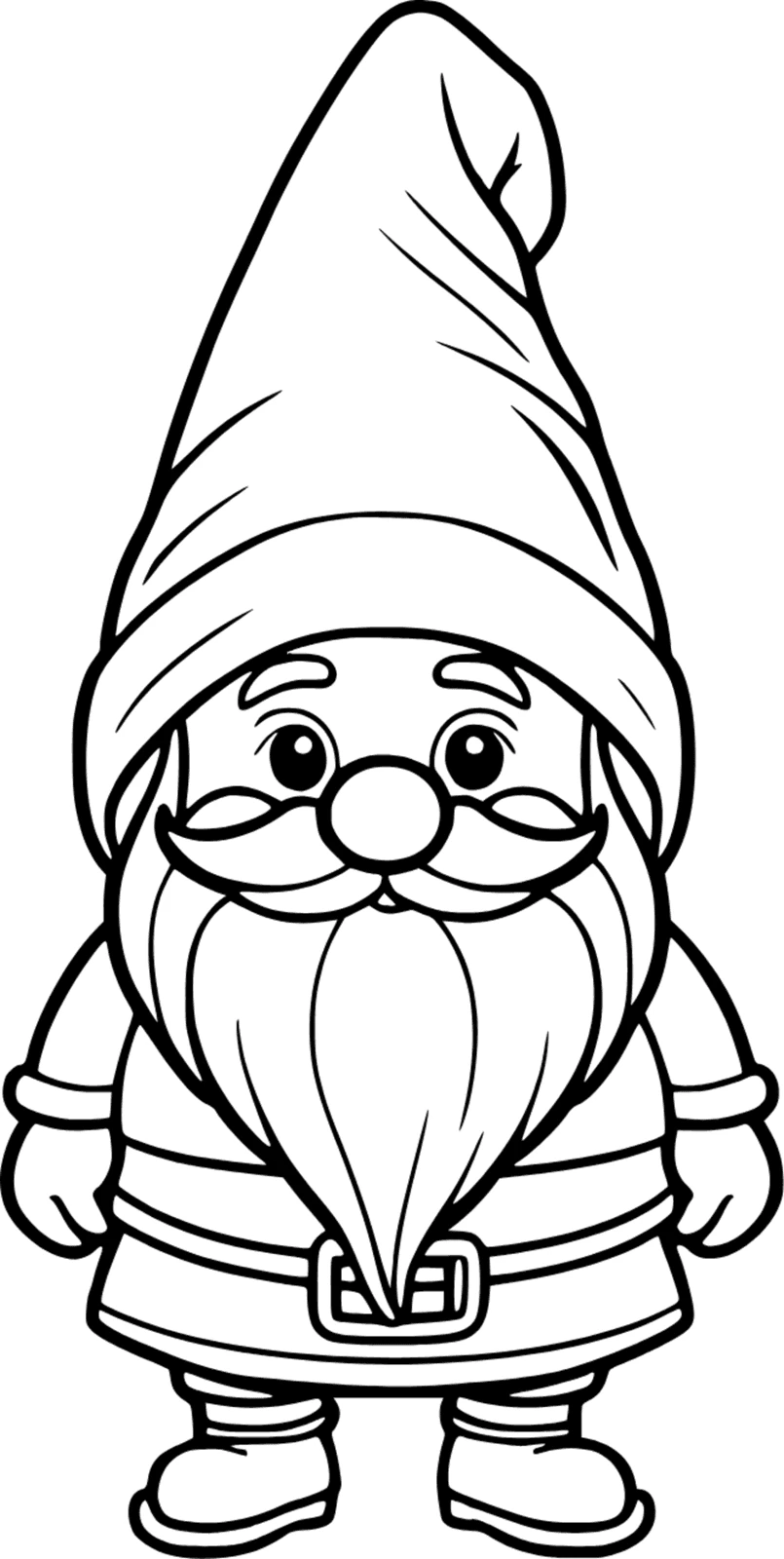 Dwarf, דף צביעה להדפסה לילדים