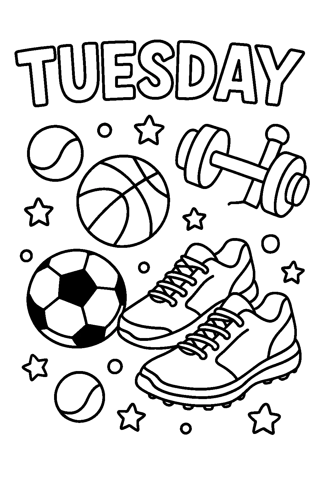 Tuesday, דף צביעה להדפסה לילדים